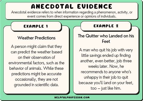 Overreliance on anecdotal evidence