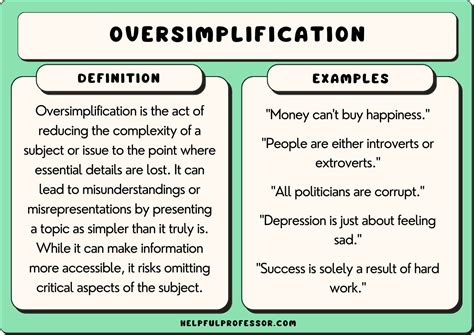 Oversimplifying the Prophecy: