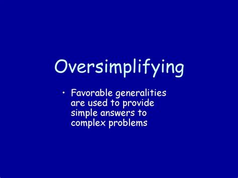 Oversimplifying the issues:
