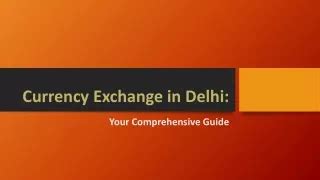 Overview: Understanding Currency Exchange