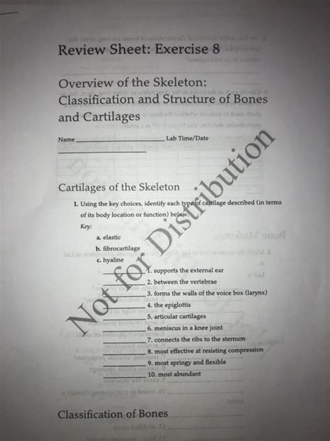 Overview Of The Skeleton Answers Exercise 8 Kindle Editon