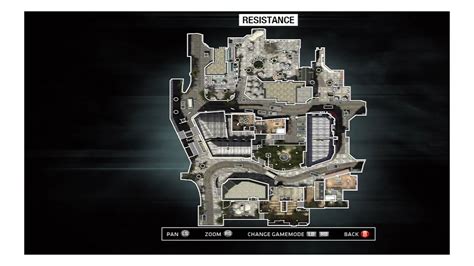 Overview of Resistance MW3 Map