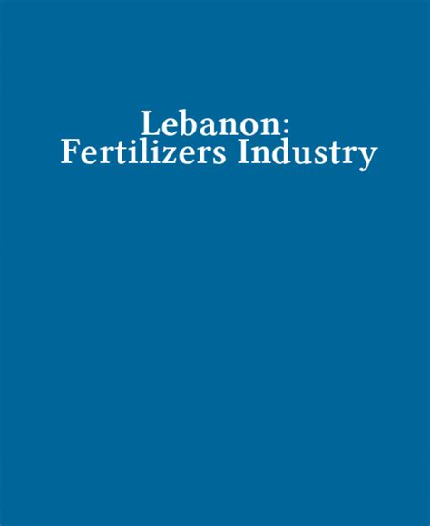 Overview of the Fertilizer Market in Lebanon