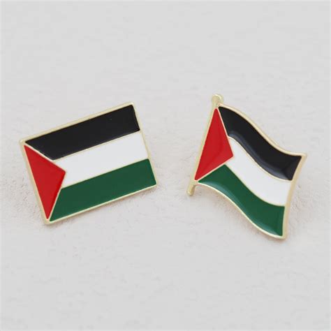 Overview of the Palestinian Colors Ribbon Pin