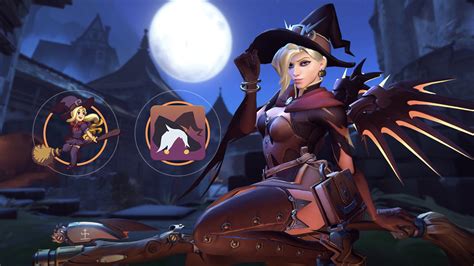 Overwatch Witch Mercy: A Nightmarish Healer in the Shadows