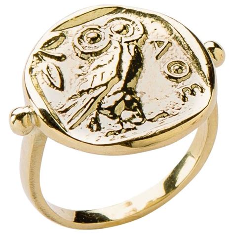 Owl of Athena Gold Ring: A Symbol of Wisdom and Power