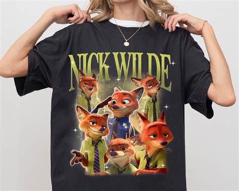 Own Your Sly Charm with the Nick Wilde Zootopia Shirt