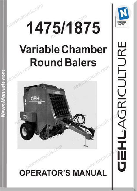 Owners Manual For Gehl 1475 Baler Ebook Epub