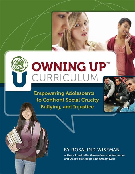 Owning Up Curriculum Empowering Adolescents to Confront Social Cruelty Bullying and Injustice Book and CD-rom Doc