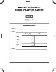 Oxford Hkdse Practice Paper 8 Answer PDF