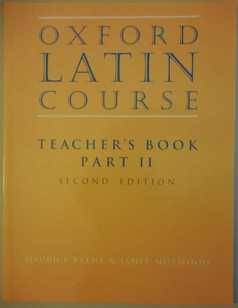 Oxford Latin Course: Teachers Book Part II Ebook Doc