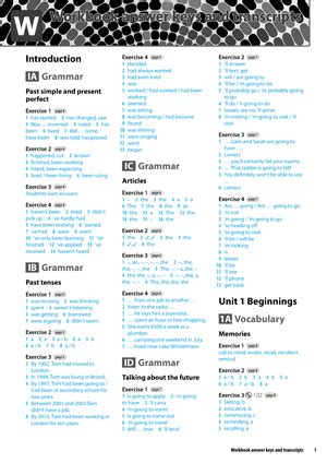 Oxford Solutions Intermediate Workbook Answer Key Reader