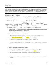 Oxidation And Reduction Pogil Answers PDF