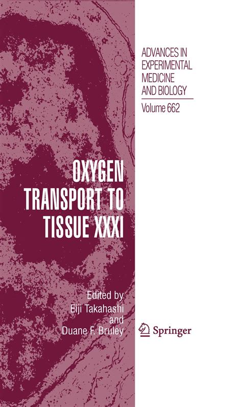 Oxygen Transport to Tissue XXXI 1st Edition PDF