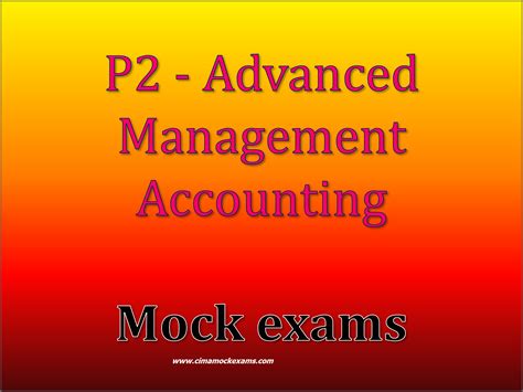 P2 Advanced Management Accounting Practice Answers PDF