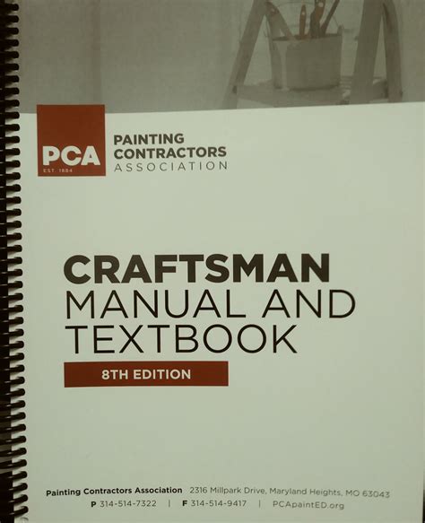 PAINTING AND DECORATING CRAFTSMANS MANUAL 8TH EDITION Ebook Doc