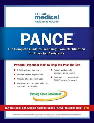 PANCE Exam The Complete Guide to Licensing Exam Certification for Physician Assistants Doc