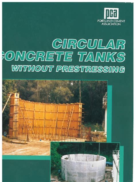 PCA CIRCULAR CONCRETE TANKS WITHOUT PRESTRESSING Ebook Reader