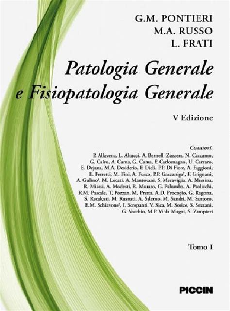 PDF PATOLOGIA GENERALE PONTIERI TOMO 2PONTIERI Doc