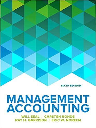 PEARSON MANAGEMENT ACCOUNTING 6TH EDITION SOLUTIONS Ebook Reader