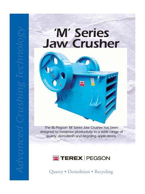 PEGSON JAW CRUSHER OPERATORS MANUAL Ebook Reader