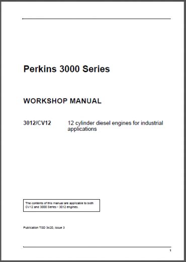 PERKINS 3000 SERIES ENGINES MANUAL Ebook PDF