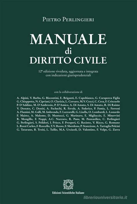 PERLINGIERI MANUALE DI DIRITTO CIVILE ULTIMA EDIZIONE Ebook Doc