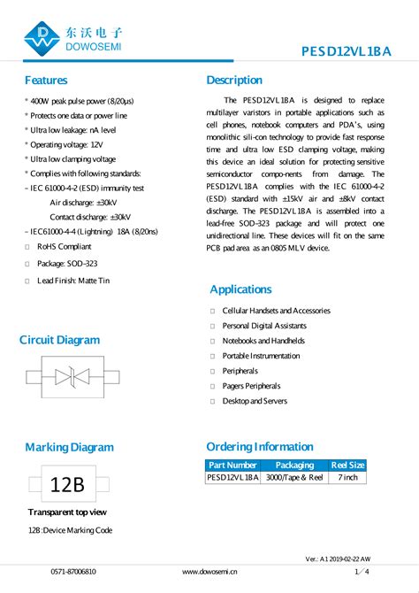 PESD12VL1BA,115: The Ultimate Guide to Understanding and Implementing