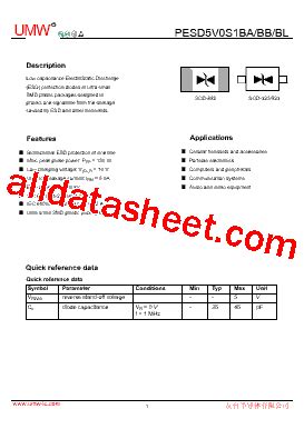 PESD5V0S1BA-ES: The Innovative Semiconductor With Expansive Applications