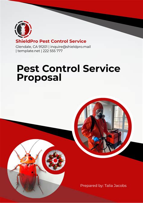 PEST CONTROL SERVICE PROPOSAL LETTER Ebook Epub