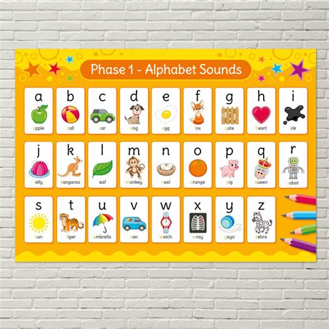 PHONICS ABC Sounds Phonics Alphabet Book 1 Best Alphabet Book Kindergarten Preschool and First Grade Rabbit Readers