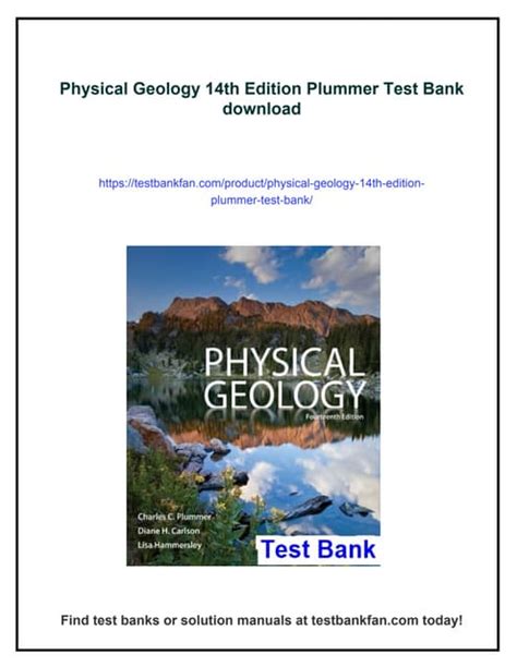 PHYSICAL GEOLOGY PLUMMER 14TH EDITION ANSWERS Ebook Kindle Editon