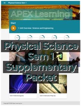 PHYSICAL SCIENCE APEX SEMESTER 1 EXAM ANSWERS Ebook Epub