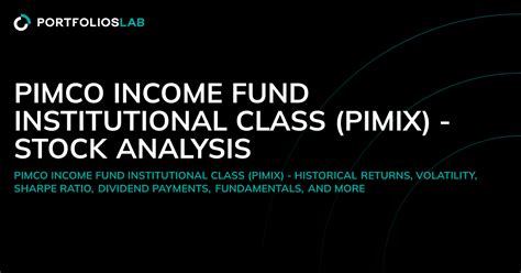 PIMCO Income Institutional Fund: A Comprehensive Analysis