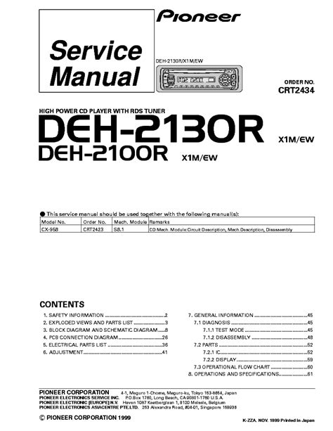 PIONEER PREMIER DEH P4901B MANUAL Ebook PDF