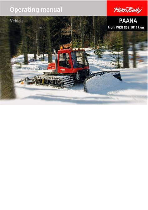 PISTENBULLY SERVICE MANUAL Ebook PDF