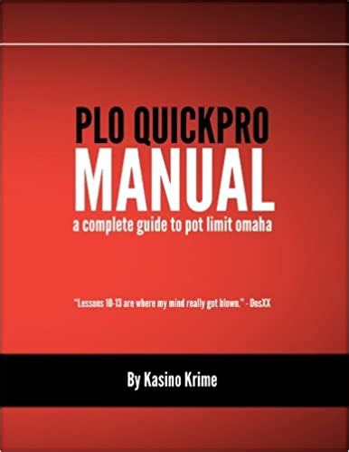 PLO QUICK PRO MANUAL Ebook Reader