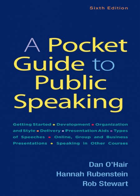 POCKET GUIDE TO PUBLIC SPEAKING Ebook Reader