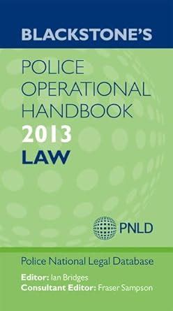 POLICE OPERATIONAL HANDBOOK 2013 Ebook Doc