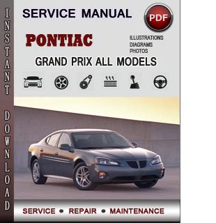 PONTIAC GRAND PRIX GTP REPAIR MANUAL Ebook Epub