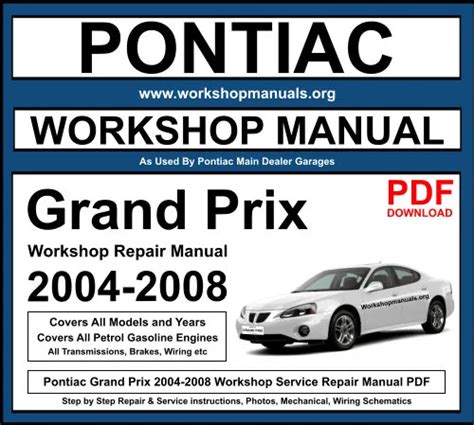 PONTIAC GRAND PRIX GTP REPAIR MANUAL Ebook Epub