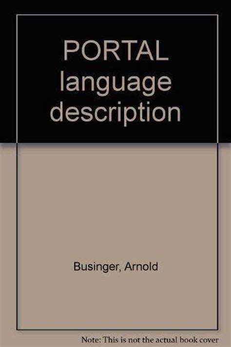PORTAL Language Description Kindle Editon
