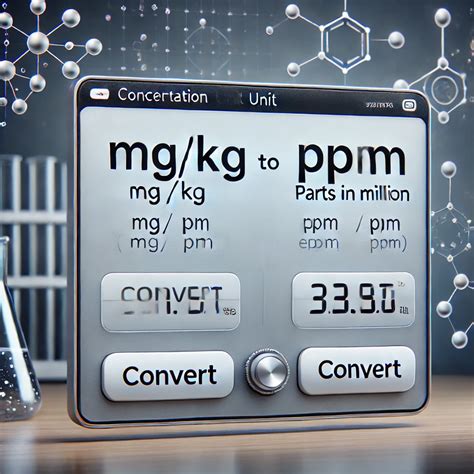 PPM to mg per kg: A Comprehensive Guide for Measurement Conversion