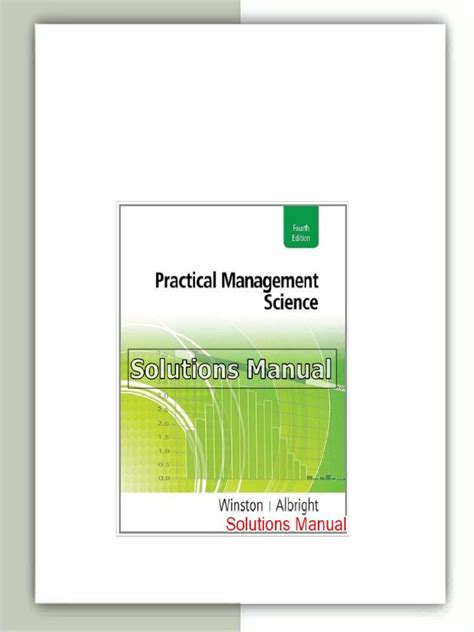 PRACTICAL MANAGEMENT SCIENCE 4TH EDITION STUDENT SOLUTIONS Ebook Doc