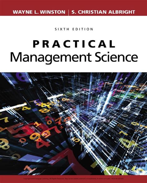 PRACTICAL MANAGEMENT SCIENCE SOLUTIONS MANUAL DOWNLOAD Ebook Doc