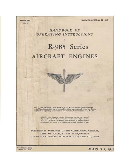 PRATT WHITNEY R 985 MANUAL Ebook Epub