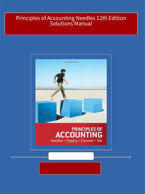 PRINCIPLES OF ACCOUNTING NEEDLES 12TH EDITION SOLUTIONS Ebook Doc