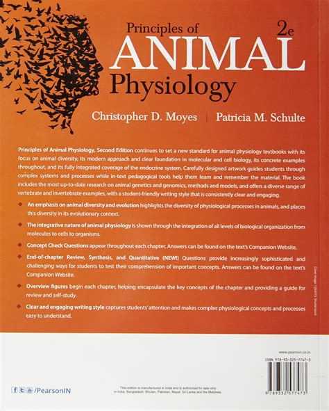 PRINCIPLES OF ANIMAL PHYSIOLOGY 2ND EDITION TEXTBOOK BY MOYES AND SCHULTE PDF BOOK Doc