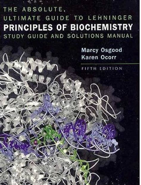 PRINCIPLES OF BIOCHEMISTRY 6TH EDITION SOLUTIONS MANUAL Ebook Epub