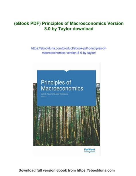 PRINCIPLES OF MACROECONOMICS TAYLOR ANSWERS Ebook PDF